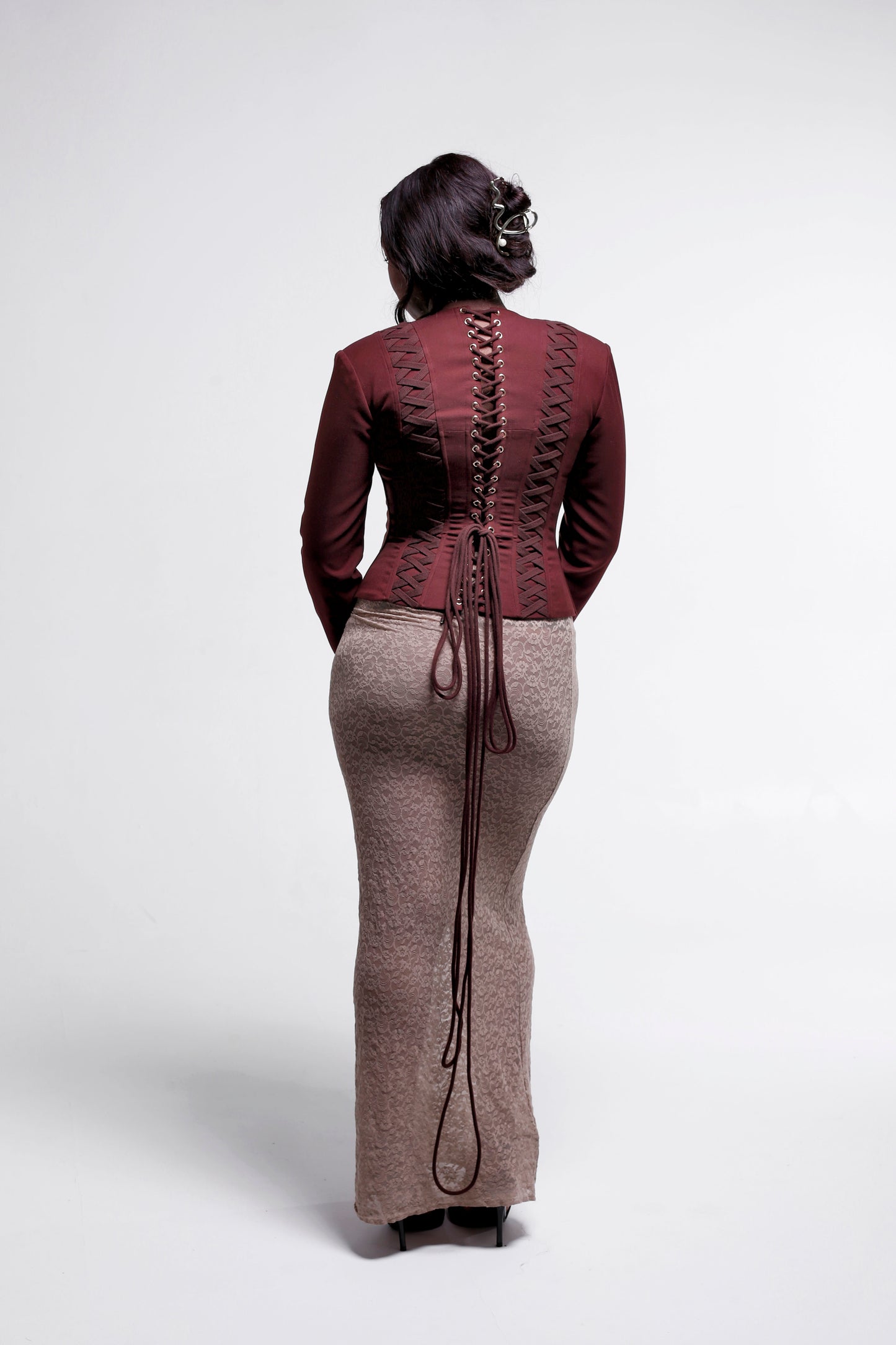 Tina Burgundy Sample