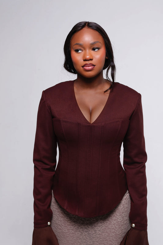 Tina Burgundy Sample